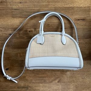 Kate Spade Reilly Straw Large Dome Satchel